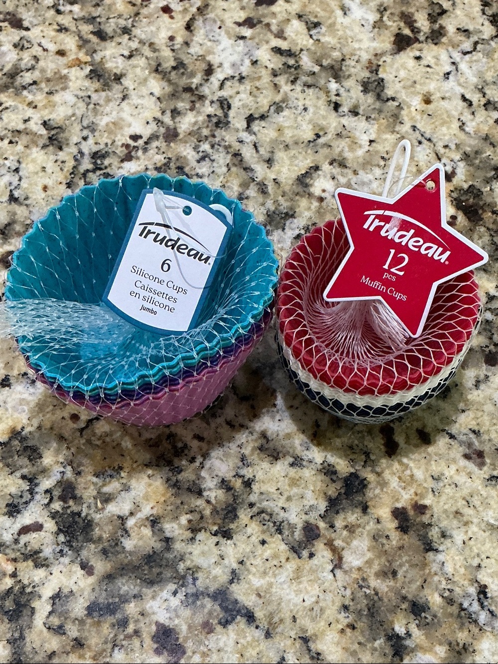 Trudeau Silicone Baking Cups Set - Jumbo and Regular Size
